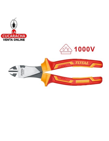 ALICATE ELECTRICIDAD AISLADO CORTE REFORZADO 180MM MODELO THTIP2571.