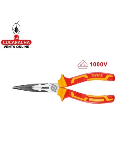 ALICATE ELECTRICIDAD AISLADO PUNTA PLANA MODELO THTIP23.