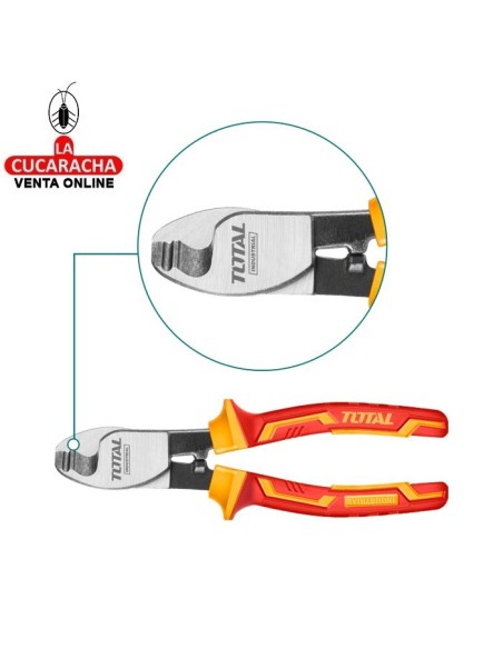 ALICATE ELECTRICIDAD AISLADO CORTACABLES 160MM MODELO THTIP2761.