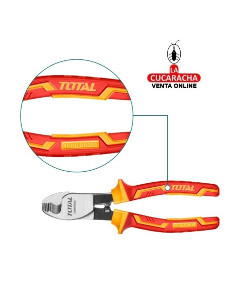 ALICATE ELECTRICIDAD AISLADO CORTACABLES 160MM MODELO THTIP2761.