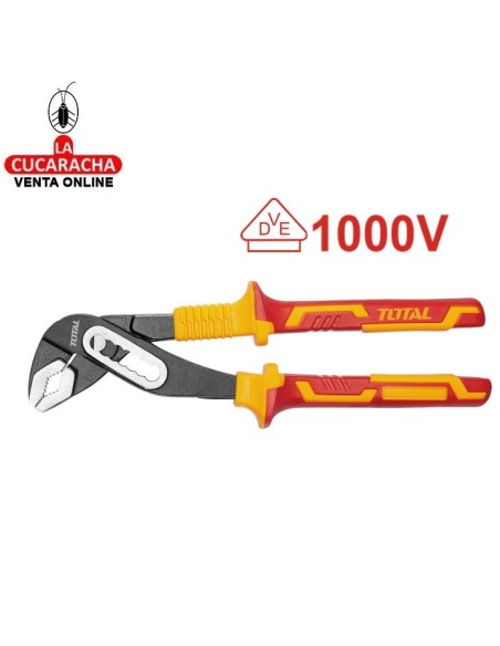 TENAZA ALICATE ELECTRICIDAD AISLADO DE CANAL 250MM MODELO THTIP28101.