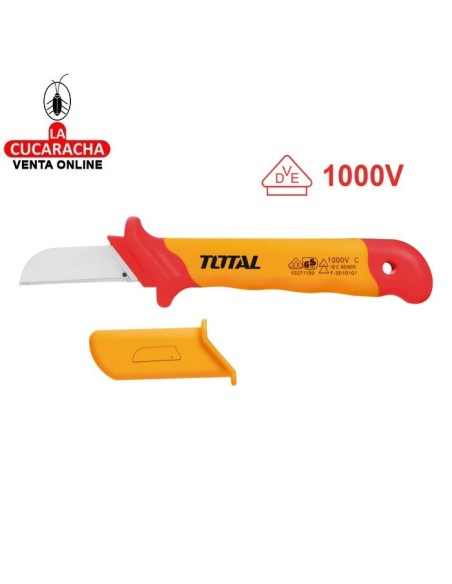 CUCHILLO ELECTRICISTA AISLADO PELACABLES 180MM MODELO THICK1801.