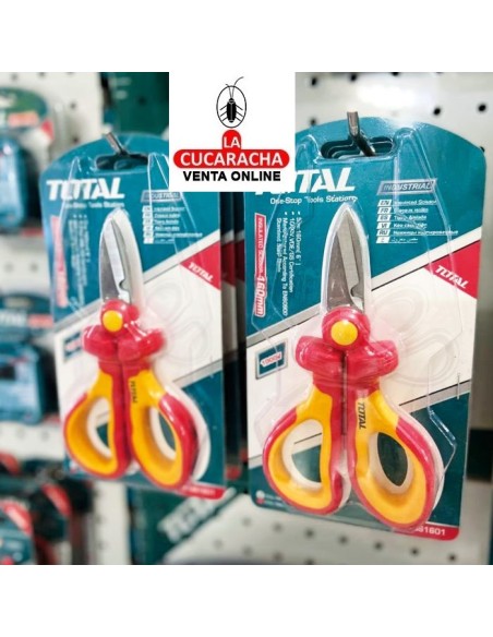 TIJERA ELECTRICISTA AISLADA 160MM MODELO THISS1601.