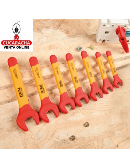 JUEGO 7 LLAVES FIJAS AISLADAS ELECTRICIDAD MODELO THKISPA0701.