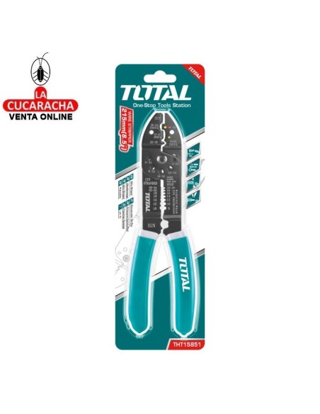 ALICATE PELACABLES ELECTRICISTA 215mm MODELO THT15851.