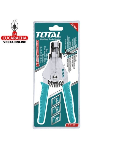 ALICATE PELACABLES ELECTRICISTA 180mm MODELO THT1591.