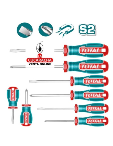 JUEGO 8 DESTORNILLADORES MODELO TKSDS0826.