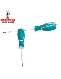 JUEGO 6 DESTORNILLADORES VARILLA REDONDA IMANTADOS MODELO THT250606.