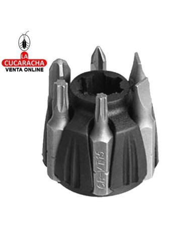 DESTORNILLADOR CARRACA CON 7 PUNTAS...