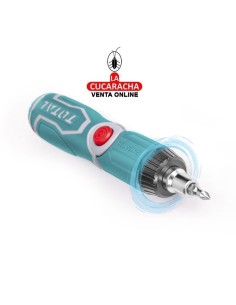 DESTORNILLADOR CARRACA ARTICULABLE CON 12 PUNTAS MODELO TACSD30136.