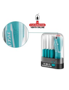 DESTORNILLADOR CON 8 VARILLAS INTERCAMBIABLES MODELO THT250906.