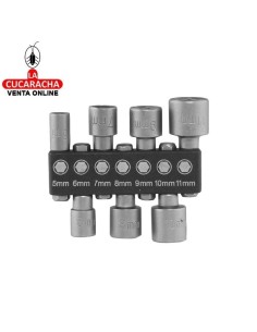 JUEGO 1 DESTORNILLADOR CON 24 PUNTAS Y LLAVES VASO INTERCAMBIABLES MODELO TACSD30246.