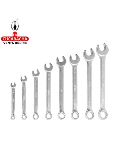 JUEGO 8 LLAVES FIJAS COMBINADAS...