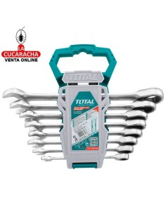 JUEGO 8 LLAVES FIJAS COMBINADAS CON CARRACA MODELO THT102RK086.