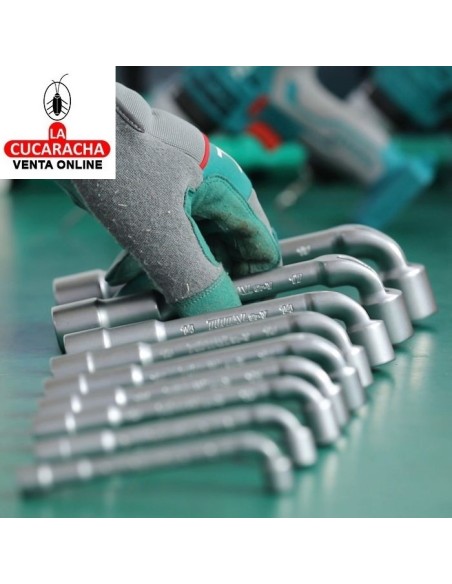 JUEGO 9 LLAVES PIPA TUBO EN -L- MODELO TLASWT0901.