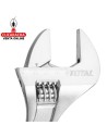 LLAVE INGLESA AJUSTABLE MOLETA CENTRAL MANGO BIMATERIAL MODELO THT101.