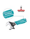 LLAVE INGLESA AJUSTABLE MINI BOCA REVERSIBLE MANGO BIMATERIAL MODELO THT1016S.