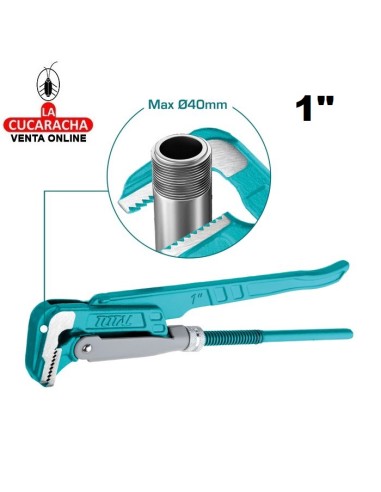 LLAVE SUECA DE TUBO 90º MODELO THT172L.