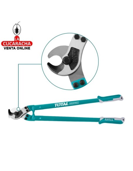 CORTACABLES ELECTRICISTA COBRE Y ALUMINIO DOS MANOS 600MM MODELO THT115242.