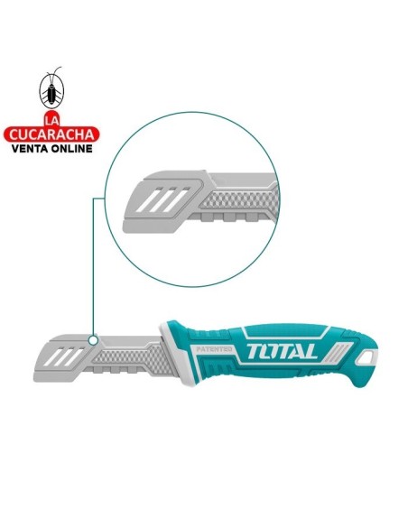 CUCHILLO PELACABLES ELECTRICISTA 200MM CON FUNDA MODELO THT51882.