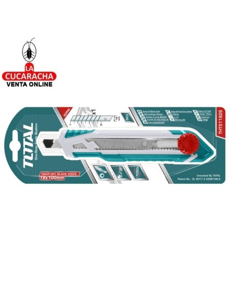CUTTER 18X100MM BOTON FIJACION MODELO THT511826.