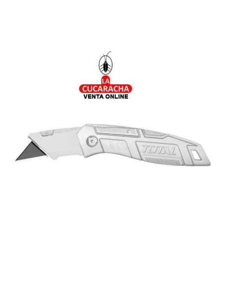CUTTER SEGURIDAD PLEGABLE ALUMINIO 61X19MM MODELO THT5136236.