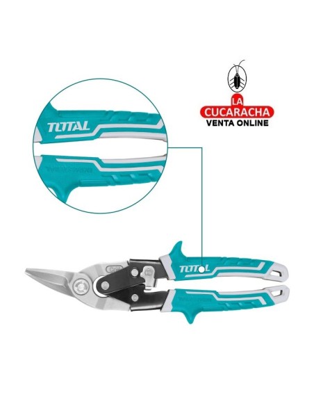 TIJERA CORTACHAPAS CORTE RECTO A DERECHA 250MM MODELO THTJ531106.