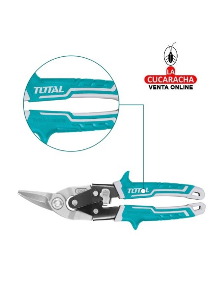 TIJERA CORTACHAPAS CORTE RECTO A IZQUIERDA 250MM MODELO THTJ533106.