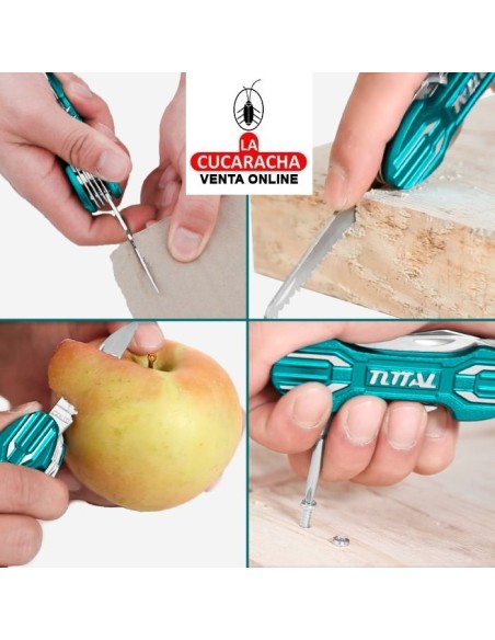 NAVAJA MULTIUSOS 95MM 15 FUNCIONES MODELO THMFK0156.