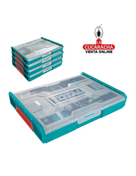 CAJA PLASTICO APILABLE 29 HERRAMIENTAS MODELO THKTV02H291.