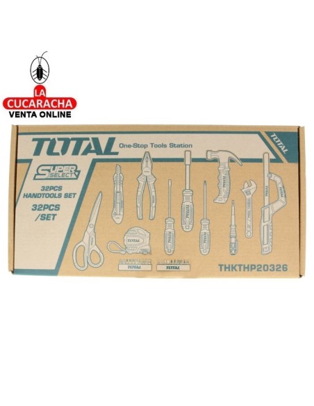 CAJA PLASTICO 32 HERRAMIENTAS MODELO THKTHP20326.