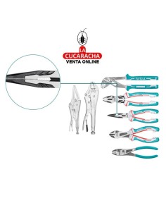 BOLSA COMBO 7 HERRAMIENTAS ALICATES-TENAZAS-MORDAZAS MODELO TOS23055.