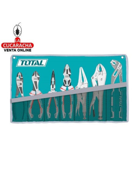 BOLSA COMBO 7 HERRAMIENTAS ALICATES-TENAZAS-MORDAZAS MODELO TOS23055.