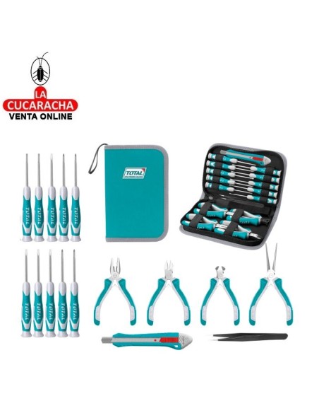 ESTUCHE TEXTIL JUEGO 16 HERRAMIENTAS DE PRECISION MODELO TKTTSK0162.