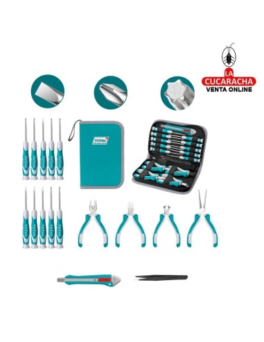 ESTUCHE TEXTIL JUEGO 16 HERRAMIENTAS...