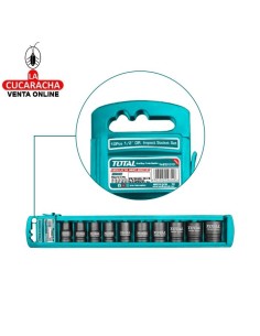 JUEGO 10 LLAVES VASO IMPACTO DE 1/2 MODELO THISTD12101.