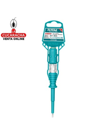 DESTORNILLADOR TESTER VOLTAJE 100-500V ELECTRICISTA MODELO THT291908.