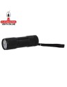 LINTERNA ALUMINIO 9 LED COLORES PILAS AAA MODELO 3943.