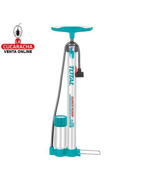 INFLADOR BOMBA AIRE DE MANO 500MM CON MANOMETRO MODELO TMPP3811.