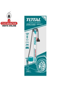 INFLADOR BOMBA AIRE DE MANO 500MM CON MANOMETRO MODELO TMPP3811.