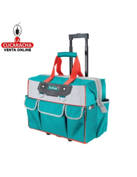 MALETA CAJA HERRAMIENTAS TRABAJO POLYESTER CON RUEDAS MODELO THRRTB2012.
