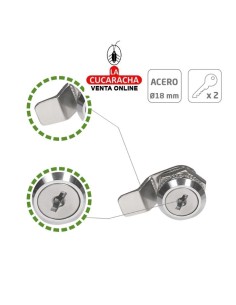 CERRADURA BUZÓN CON LENGUETA DOBLADA 38MM MODELO 3A.