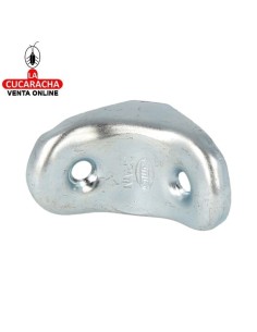 PALOMILLA ACERO SOPORTE BALDAS Y ESTANTERIAS COLOR ZINCADO MODELO 2.