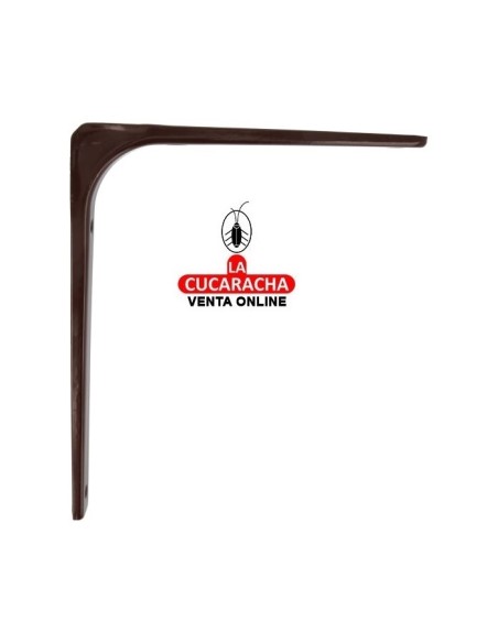 PALOMILLA ACERO SOPORTE BALDAS Y ESTANTERIAS COLOR MARRON MODELO 2.