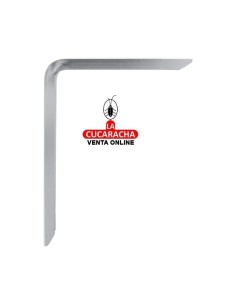 PALOMILLA ALUMINIO SOPORTE BALDAS Y ESTANTERIAS COLOR PLATA MODELO 4 PLUS.