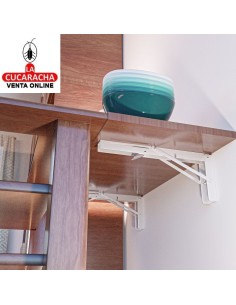 PALOMILLA ACERO SOPORTE ABATIBLE 1 POSICION COLOR BLANCO MODELO 800.