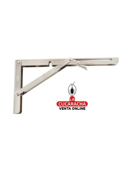 PALOMILLA ACERO SOPORTE ABATIBLE 1 POSICION COLOR NIQUELADO MODELO 800.