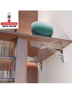 PALOMILLA ACERO SOPORTE ABATIBLE 1 POSICION COLOR NIQUELADO MODELO 800.