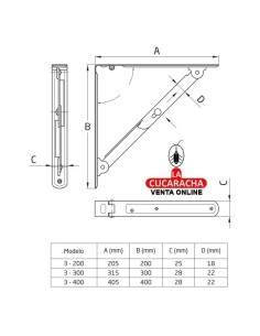 PALOMILLA ACERO SOPORTE... 2