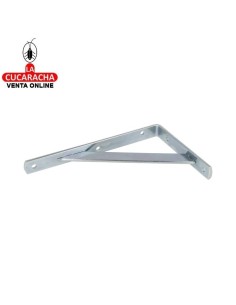 PALOMILLA ACERO REFORZADA MULTIUSO ESTANTERIAS COLOR CINCADO MODELO 9.